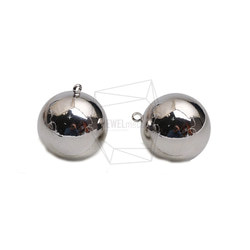 PDT-2776-R【2個入り】ボールペンダント /Ball Pendant/20mm X 20mm 3枚目の画像