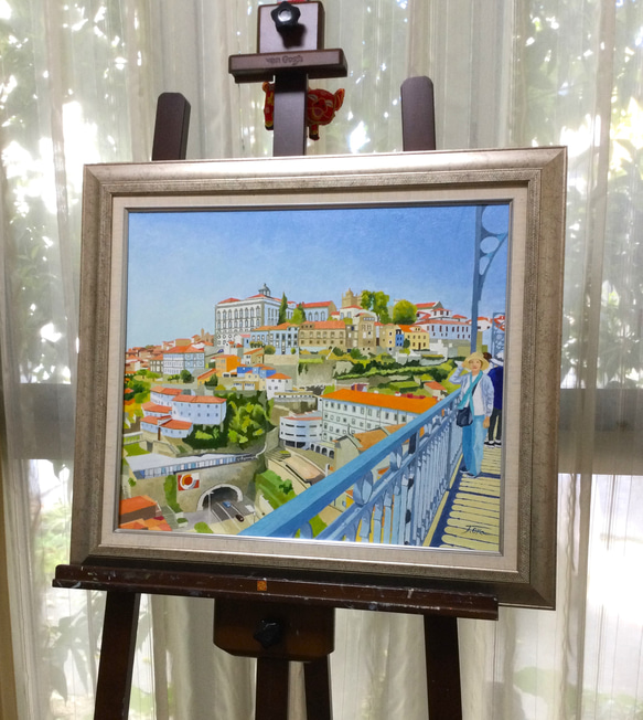 油彩画【ドン・ルイス1世橋からの眺め】 5枚目の画像