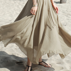 飄逸大裙子女式長裙#325683 第9張的照片