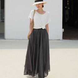 飄逸大裙子女式長裙#325683 第3張的照片