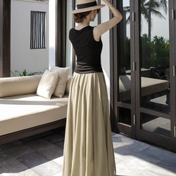 飄逸大裙子女式長裙#325683 第11張的照片