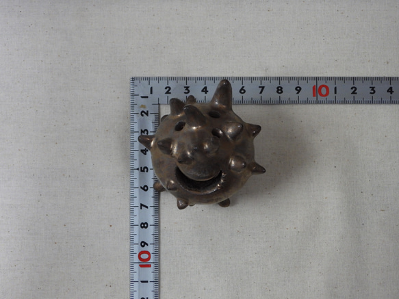 棘丸チビ金ちゃん陶製オブジェ 15枚目の画像
