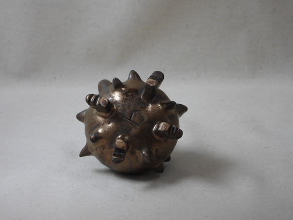 棘丸チビ金ちゃん陶製オブジェ 16枚目の画像