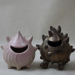 棘丸チビ金ちゃん陶製オブジェ 12枚目の画像