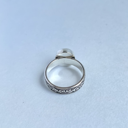 ブラックスターダイオプサイトリング silver950〈送料無料〉SR-143