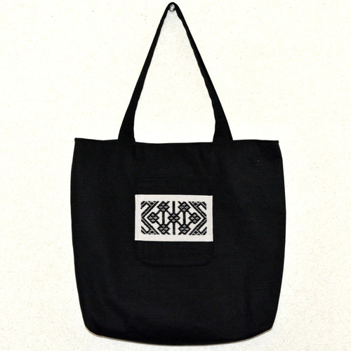 4色より選べる こぎん刺し トートバック 磁気防止マグネットボタン付き