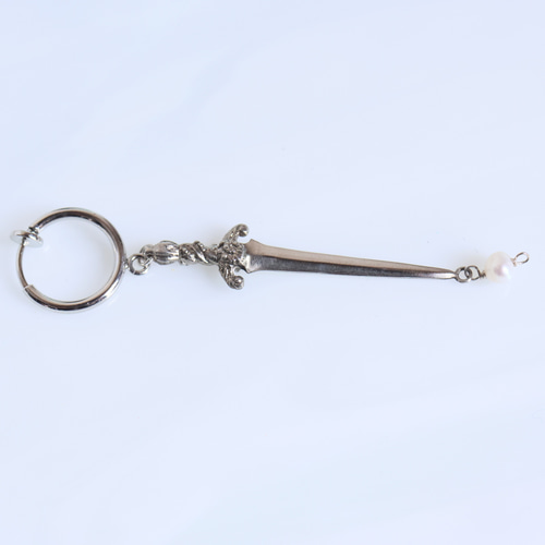 人魚姫の短剣フープイヤリング/片耳用【1点限定】 イヤリング