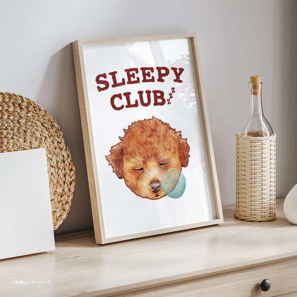 A3ポスター「SLEEPY CLUB_プードル」 6枚目の画像