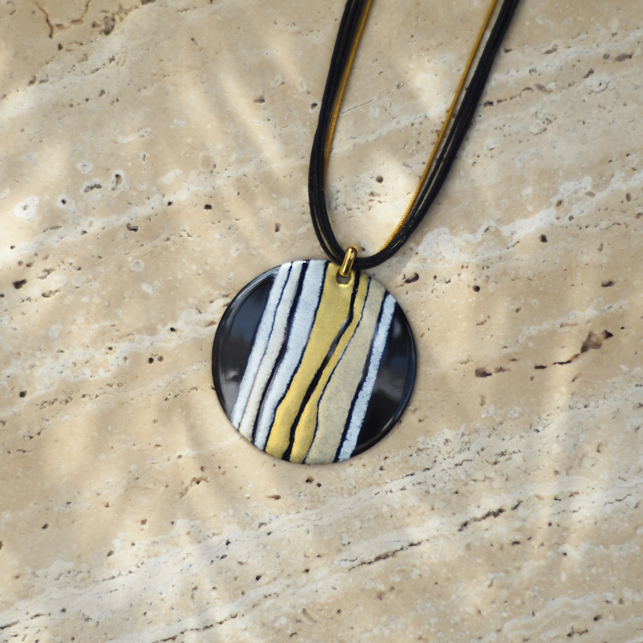 【ペンダント ネックレス】七宝焼き×De Stijl（デ・ステイル）〈sandringham_01001S.1〉