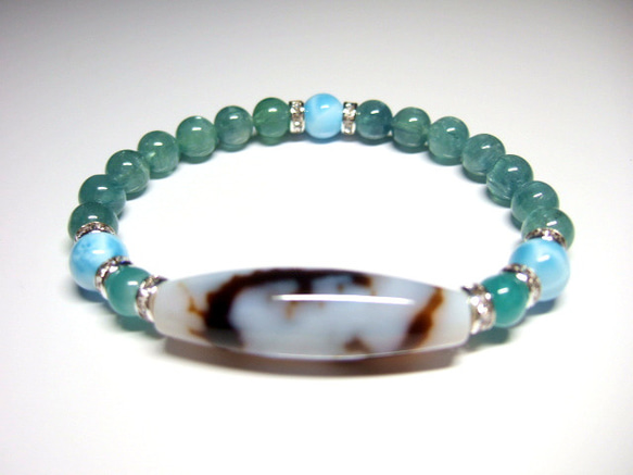 白地騎龍観音天珠 【公式通販】