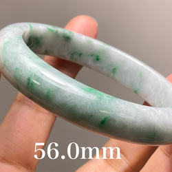 S730-2 特売 58.0mm 天然 ミャンマー産 A貨 薄春彩 薄ピンクラベンダー