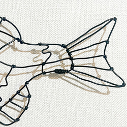 ワイヤーアート チヌ 黒鯛 釣り アート インテリア 壁掛け チニングwirecraft  海 水族館 【受注販売】 5枚目の画像