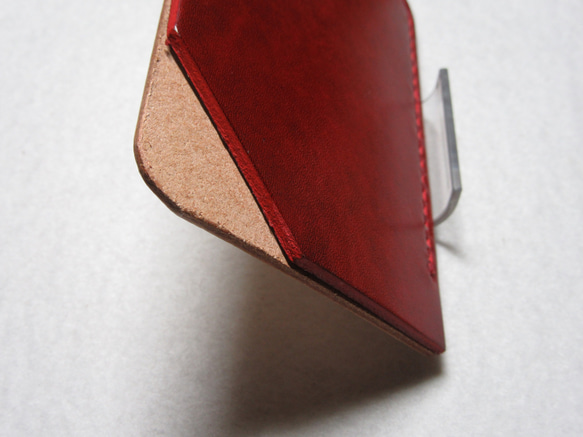 パスケース/カードケース　Ⅰ型　ルガト＜通称　革の宝石＞で制作　MRPC21-16 12枚目の画像