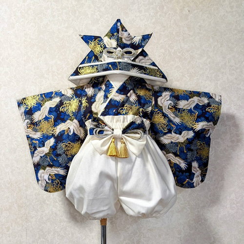 Eベビー袴兜付き ベビー袴【兜付き】 ベビー服 SUN☀︎ 通販 17580434｜Creema