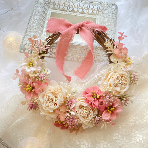 ラナンキュラスのピンクハーフリース ラナンキュラスのピンクハーフリース