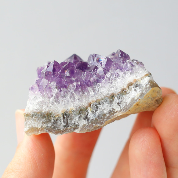 ウルグアイ産アメジストクラスター 浄化 紫水晶 天然石 鉱物 原石 15枚目の画像