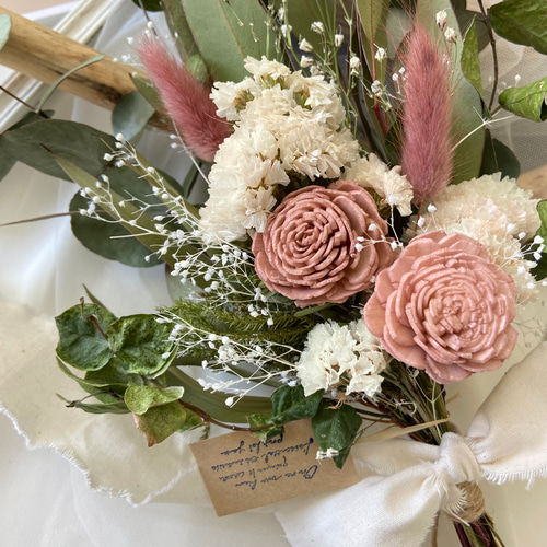 64.ラウンド型スワッグ ブーケ たまらない 