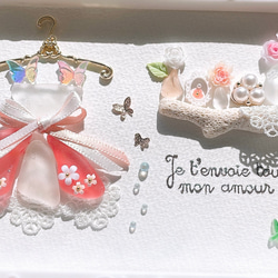 シーグラスアート+° いちご姫のお部屋♡ インテリア　ギフト　母の日　プレゼント　可愛い 4枚目の画像