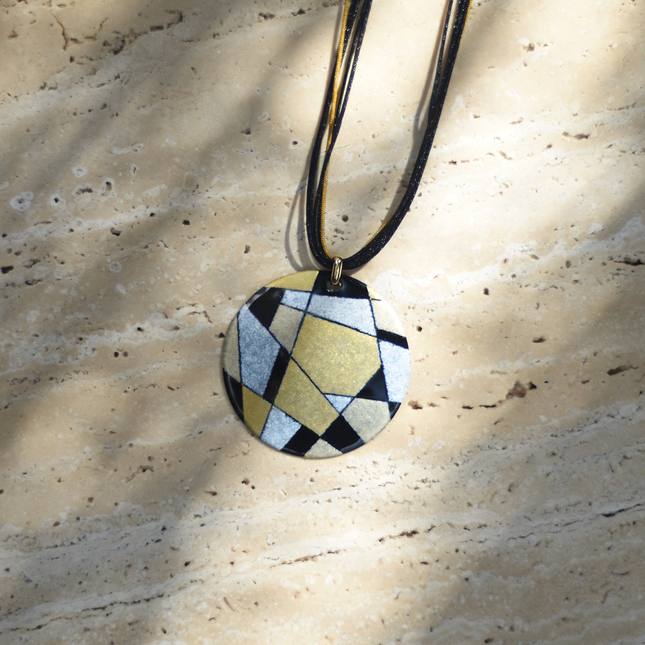 【ペンダント ネックレス】七宝焼き×De Stijl（デ・ステイル）〈sandringham_01005S.1〉