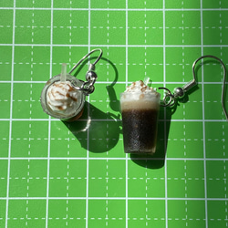アイスウインナーコーヒー　ミニチュアピアスorイヤリング 5枚目の画像