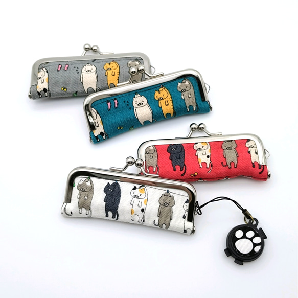 洗濯猫 朱肉付き印鑑ケース がま口 Ace Miez 通販｜Creema(クリーマ  