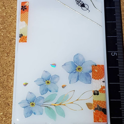 コンパクトミラー「青色蓮花」 3枚目の画像