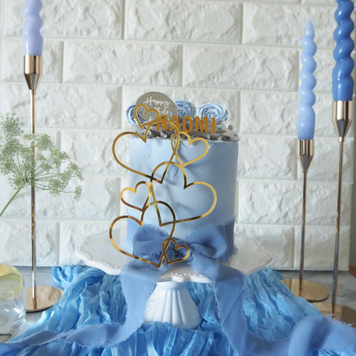 SALE】クレイケーキ&カップケーキセットマーブルブルー（Marble blue