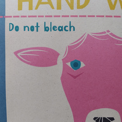 【WOOL 100％　HAND WASH】   ポスター A4 A3 インテリア デザイン レトロ WOOL 6枚目の画像