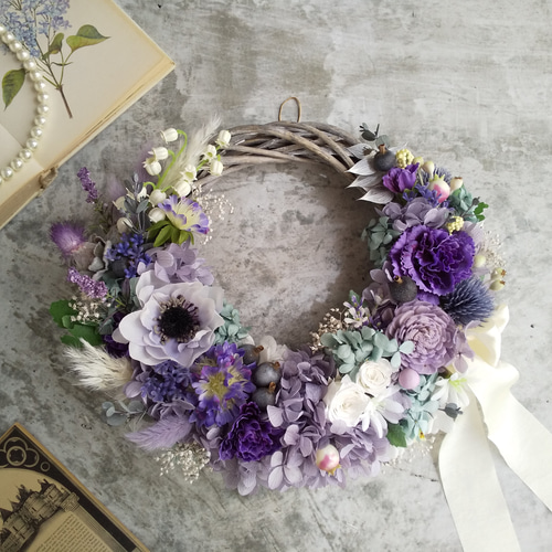 春の小花とグリーンのハーフリース 母の日のギフトにも 【公式通販】