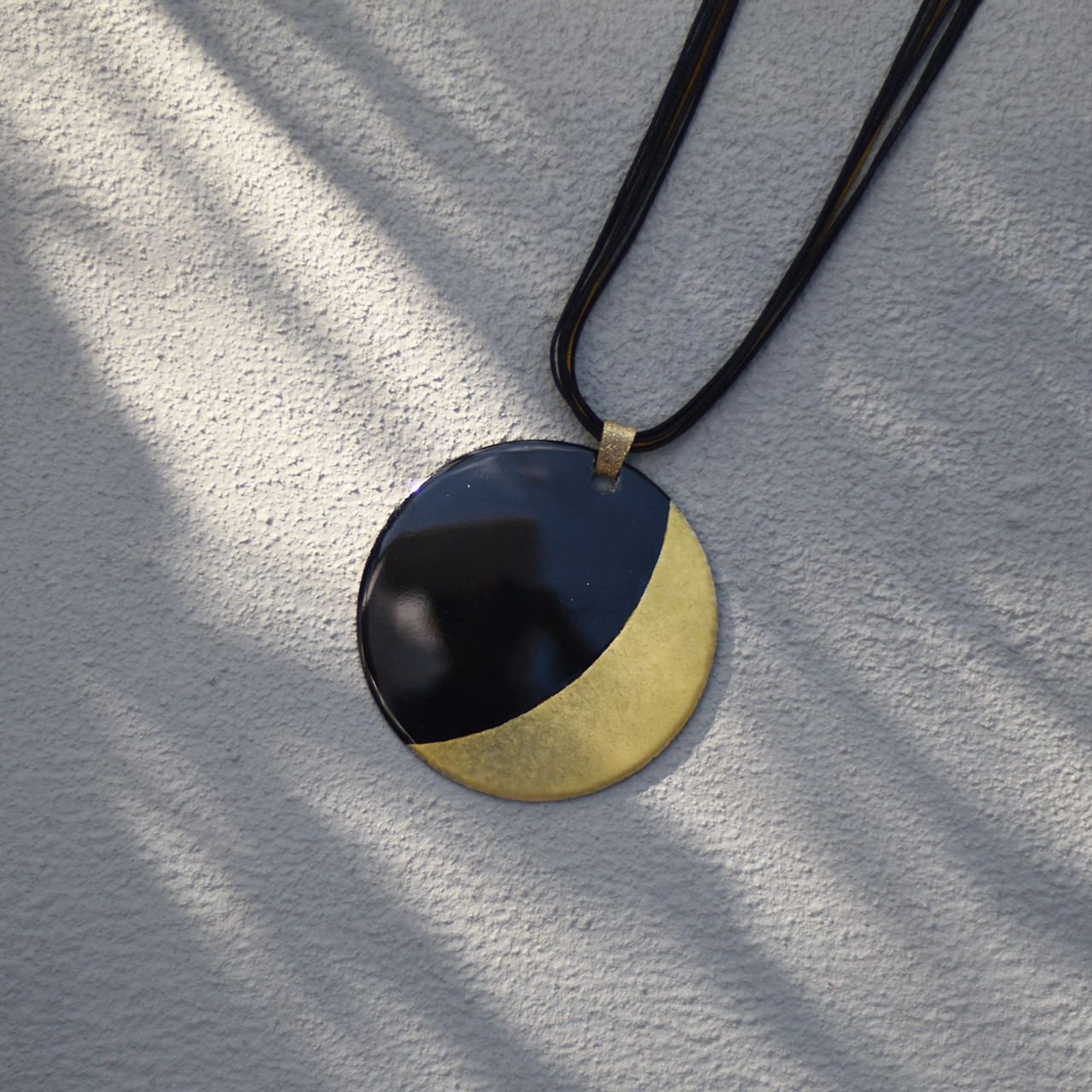 【ペンダント　大ぶり】七宝焼き×De Stijl（デ・ステイル）〈sandringham_01019L.1〉