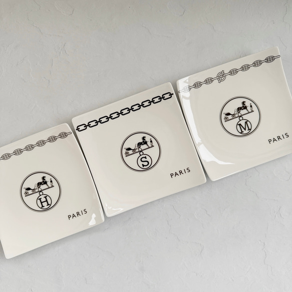 新品/未使用】ポーセラーツ/スクエアプレートセット