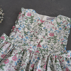 floralワンピース　90サイズ　子供服 4枚目の画像