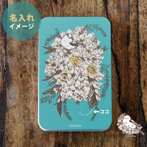 モバイルバッテリー かわいい 充電器 iPhone Android 鳥 花柄 父