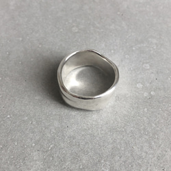 melt ring silver 10mm /シルバー/リング/指輪/シンプル 2枚目の画像