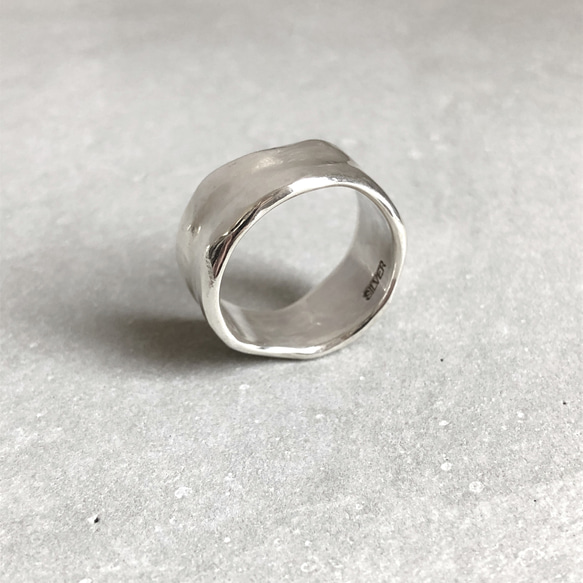 melt ring silver 10mm /シルバー/リング/指輪/シンプル 4枚目の画像