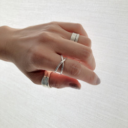 melt ring silver 10mm /シルバー/リング/指輪/シンプル 9枚目の画像