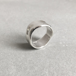 melt ring silver 10mm /シルバー/リング/指輪/シンプル 3枚目の画像