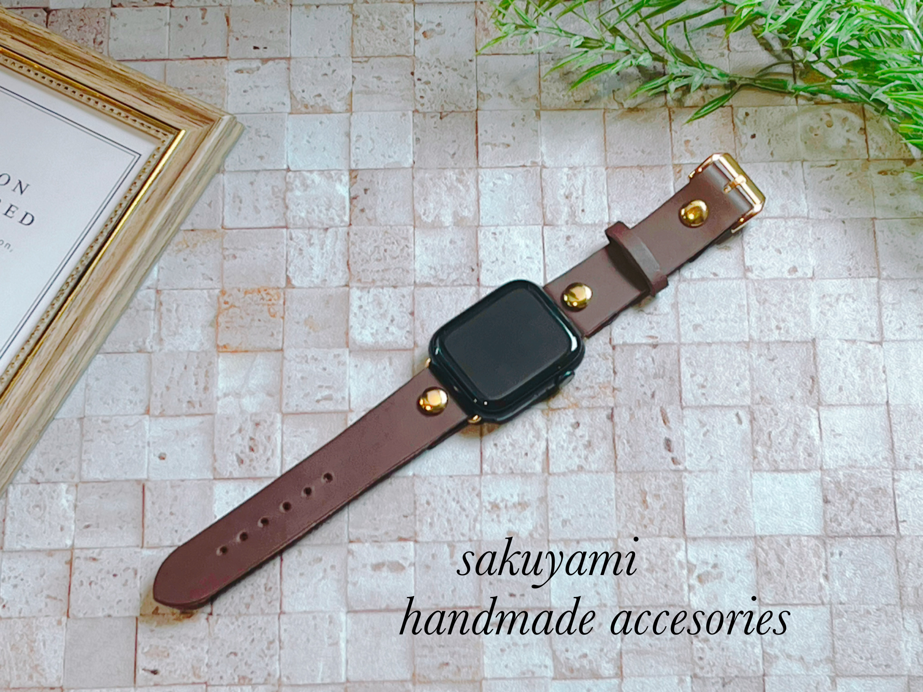 2560 ほぼ未使用　Apple Watch エルメス　ゴールド　レザーバンド 2560 ほぼ未使用 Apple Watch エルメス ゴールド レザーバンド