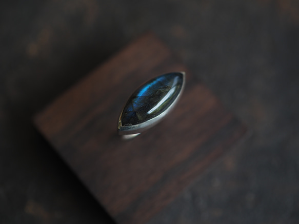 labradorite silver ring (kazagoshi) 4枚目の画像