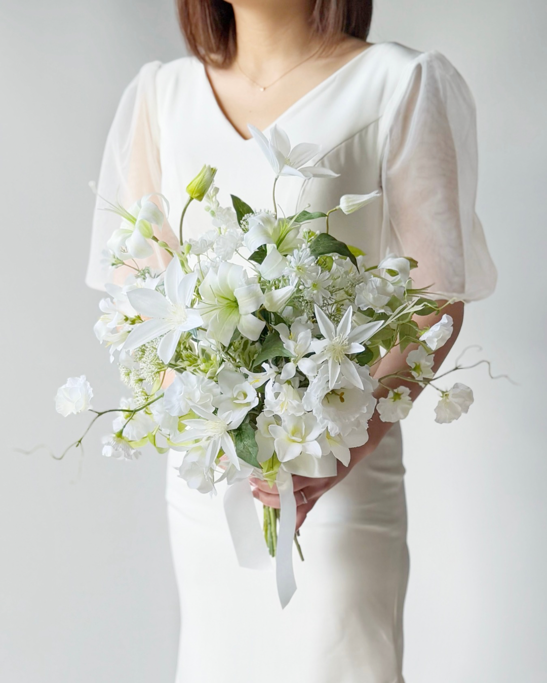 ウエディングブーケ/アーティフィシャルフラワーブーケ/爽やか
