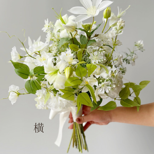 ウエディングブーケ/アーティフィシャルフラワーブーケ/爽やか