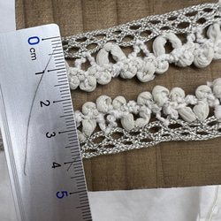 日本製【50cm起】RCP-01101 蕾絲花邊絲帶編織絲帶材質雪紡蕾絲 第4張的照片