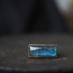 labradorite brass ring (kazesobae) 6枚目の画像