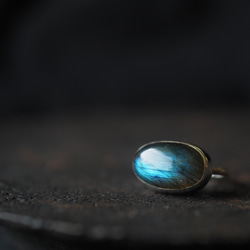 labradorite silver ring (fuukou) 7枚目の画像