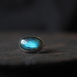 labradorite silver ring (fuukou) 6枚目の画像