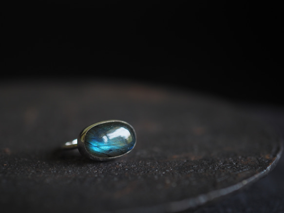 labradorite silver ring (fuukou) 8枚目の画像