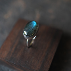 labradorite silver ring (fuukou) 12枚目の画像