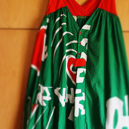 SOLD/SAYOCAFE大漁旗リメイクギャザーワンピース ワンピース 衣工房  