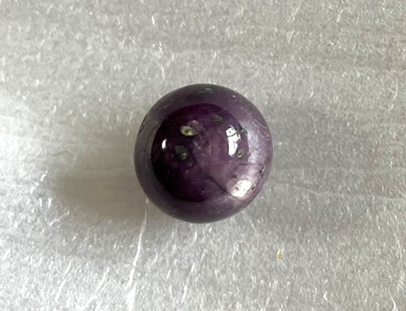 CYA【AAA スター ルビー 11.9mm玉 粒売】 天然石ビーズ 7月誕生石 バラ 現物 7枚目の画像