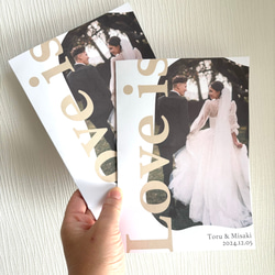 8Pプロフィールブック 選べるデザイン［PB12］結婚式 席次表 2枚目の画像